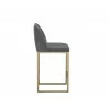 Nevin Counter Stool - Shadow Grey - Side Angle - Nevin Counter Stool - Shadow Grey - Side Angle