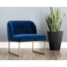 Nevin Lounge Chair - Sapphire Blue - Lifestyle