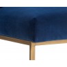Nevin Lounge Chair - Sapphire Blue - Leg Close-up