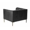 Westin Armchair - Vintage Black Night Leather - Back Angle - Westin Armchair - Vintage Black Night Leather - Back Angle