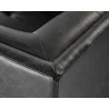 Westin Armchair - Vintage Black Night Leather - Top Seat Angle - Westin Armchair - Vintage Black Night Leather - Top Seat Angle