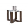SUNPAN Nix End Table, Front view with Decor