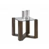 SUNPAN Nix End Table, Front view with Decor - SUNPAN Nix End Table, Front view with Decor
