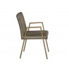 Homer Dining Armchair - Bravo Ash - Side Angle