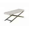 Kammi Bench - Polo Club Muslin - Angled  - Kammi Bench - Polo Club Muslin - Angled 