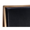 Blair Dining Chair - Antique Brass - Cantina Black - Seat Back