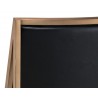 Blair Dining Chair - Antique Brass - Cantina Black - Seat Back Close-up