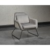 SUNPAN Watts Lounge Chair - Black - Antonio Charcoal/Polo Club Stone / Bravo Admiral, Lifestyle