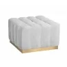 Amira Ottoman - Polo Club Stone - Angled View - Amira Ottoman - Polo Club Stone - Angled View