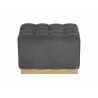 Amira Ottoman - Polo Club Kohl Grey - Front - Amira Ottoman - Polo Club Kohl Grey - Front