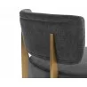 Melville Lounge Chair - Polo Club Kohl Grey - Back Seat Angled Close-Up - Melville Lounge Chair - Polo Club Kohl Grey - Back Seat Angled Close-Up