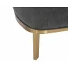 Melville Lounge Chair - Polo Club Kohl Grey - Leg Close-up - Melville Lounge Chair - Polo Club Kohl Grey - Leg Close-up