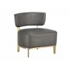 Melville Lounge Chair - Bravo Ash - Angled View - Melville Lounge Chair - Bravo Ash - Angled View