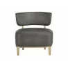 Melville Lounge Chair - Bravo Ash - Front View - Melville Lounge Chair - Bravo Ash - Front View