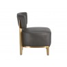 Melville Lounge Chair - Bravo Ash - Side Angle