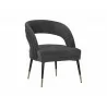 Cassidy Dining Chair - Polo Club Kohl Grey - Angled - Cassidy Dining Chair - Polo Club Kohl Grey - Angled