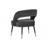 Cassidy Dining Chair - Polo Club Kohl Grey - Back Angle