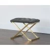 Coral Ottoman - Gold - Polo Club Kohl Grey - Lifestyle - Coral Ottoman - Gold - Polo Club Kohl Grey - Lifestyle