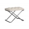 Coral Ottoman - Gunmetal - Antonio Porcelain - Angled View