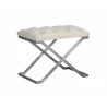 Coral Ottoman - Gunmetal - Antonio Porcelain - Angled View - Coral Ottoman - Gunmetal - Antonio Porcelain - Angled View