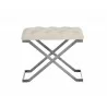 Coral Ottoman - Gunmetal - Antonio Porcelain - Front - Coral Ottoman - Gunmetal - Antonio Porcelain - Front
