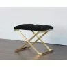 Coral Ottoman - Gold - Abbington Black - Lifestyle - Coral Ottoman - Gold - Abbington Black - Lifestyle