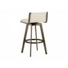 Arizona Swivel Barstool - Castillo Cream - Back Angle - Arizona Swivel Barstool - Castillo Cream - Back Angle
