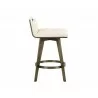 Arizona Swivel Counter Stool - Castillo Cream - Side Angle - Arizona Swivel Counter Stool - Castillo Cream - Side Angle