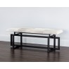 Sunpan Pilar Bench - Grey - Lifestyle