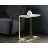 SUNPAN Amell End Table - White, Lifestyle - SUNPAN Amell End Table - White, Lifestyle