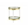 Sunpan York Side Table - Brass - Sunpan York Side Table - Brass