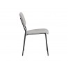 Cullen Dining Chair - Polo Club Stone - Side Angle