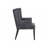  Sunpan Clarkson Dining Armchair - Bravo Portabella - Side Angle