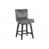 Vintage Swivel Counter Stool - Overcast Grey - Angled