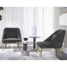 Riley Lounge Chair - Polo Club Kohl Grey - Lifestyle 2 - Riley Lounge Chair - Polo Club Kohl Grey - Lifestyle 2