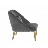 Riley Lounge Chair - Polo Club Kohl Grey - Side Angle - Riley Lounge Chair - Polo Club Kohl Grey - Side Angle