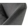 Riley Lounge Chair - Polo Club Kohl Grey - Seat Close-up - Riley Lounge Chair - Polo Club Kohl Grey - Seat Close-up