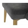 Riley Lounge Chair - Polo Club Kohl Grey - Seat Close-up - Riley Lounge Chair - Polo Club Kohl Grey - Seat Close-up