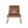 Anton Lounge Chair - Bravo Cognac - Front - Anton Lounge Chair - Bravo Cognac - Front