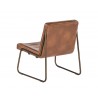 Anton Lounge Chair - Bravo Cognac - Back Angle