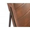 Anton Lounge Chair - Bravo Cognac - Seat Close-Up