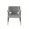 Derome Dining Armchair - Polo Club Stone - Front