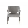 Derome Dining Armchair - Polo Club Stone - Front - Derome Dining Armchair - Polo Club Stone - Front