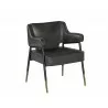 Derome Dining Armchair - Bravo Portabella - Angled - Derome Dining Armchair - Bravo Portabella - Angled