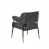 Derome Dining Armchair - Bravo Portabella - Back Angle - Derome Dining Armchair - Bravo Portabella - Back Angle