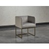 Kwan Lounge Chair - Antonio Charcoal - Lifestyle