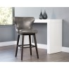 Ariana Swivel Barstool - Overcast Grey - Lifestyle