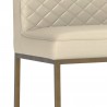 Leighland Counter Stool - Castillo Cream - Seat Close-up