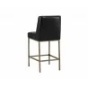 Leighland Counter Stool - Coal Black - Back Angle - Leighland Counter Stool - Coal Black - Back Angle