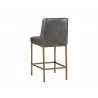 Leighland Counter Stool - Overcast Grey - Back Angle - Leighland Counter Stool - Overcast Grey - Back Angle